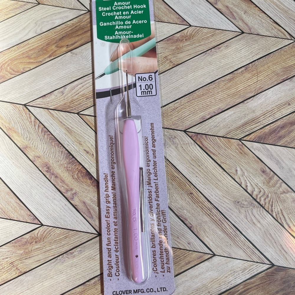 Clover Steel Crochet Hook No.6